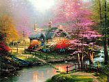 Famous Cottage Paintings - Stepping Stone Cottage